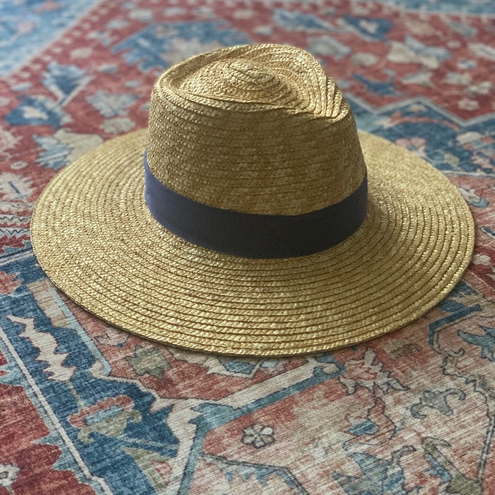BRIXTON Joanna Medium Brim Straw Woven Hat